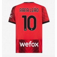 Camiseta AC Milan Rafael Leao #10 Primera Equipación Replica 2023-24 mangas cortas